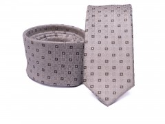    Prémium slim nyakkendő -  Púder kockás 