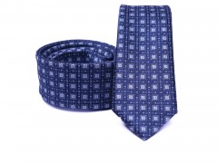    Prémium slim nyakkendő - Kék kockás Kockás nyakkendők