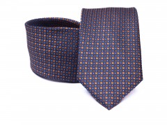       Prémium nyakkendő -  Kék-narancs kockás Aprómintás nyakkendő