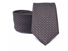       Prémium nyakkendő -  Barna aprómintás 
