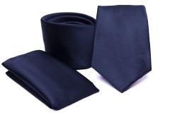   Prémium nyakkendő szett - Sötétkék Nyakkendők esküvőre