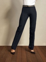             Női szövetnadrág extra hosszú - Fekete Női nadrág,szoknya