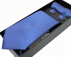                         NM nyakkendő szett - Kék mintás Nyakkendők
