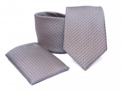    Prémium nyakkendő szett - Szürke mintás Nyakkendők esküvőre