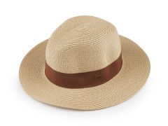   Nyári szalmakalap unisex - Bézs 