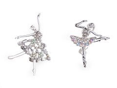 Bross strasszkövekkel - Balerina 