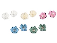 Textil virág 5 cm - 2 db/csomag 