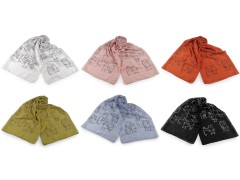    Női sál macska - 70x180 cm Női sapka,kesztyű,sál