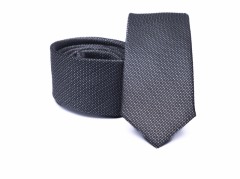    Prémium slim nyakkendő - Sötétszürke 