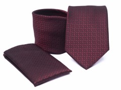    Prémium nyakkendő szett - Bordó Szettek