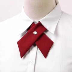   Női keresztnyakkendő - Bordó 