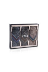            Férfi zsebkendő szett díszdobozban - 3 db Zsebkendő