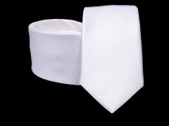        Prémium selyem nyakkendő - Fehér Selyem nyakkendők
