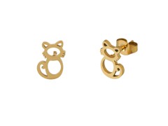                             Fülbeval cicás Férfi öv, ékszer