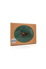                  Hímzett pamut zsebkendő - Fácán Pamut zsebkendő