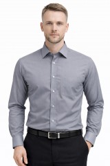             Newsmen h.u normál ing - Szürke Normál fazon