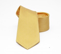                    NM slim szövött nyakkendő - Sárga aprómintás 