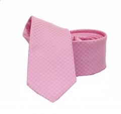                    NM slim szövött nyakkendő - Rózsaszín kockás Kockás nyakkendők