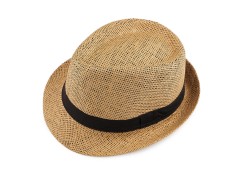                                       Unisex nyári szalmakalap - Barna 