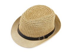                                         Unisex nyári szalmakalap - Drapp 