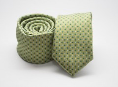    Prémium slim nyakkendő - Zöld aprópöttyös 