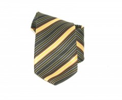      Classic prémium nyakkendő - Fekete-sárga csíkos Csíkos nyakkendő