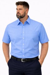 Goldenland extra rövidujjú ing - Kék Extra méret